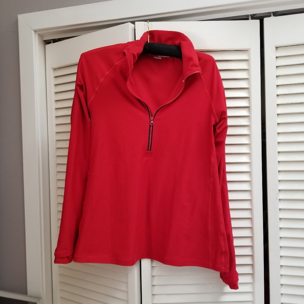 New Balance Transform Half Zip top -Red, M